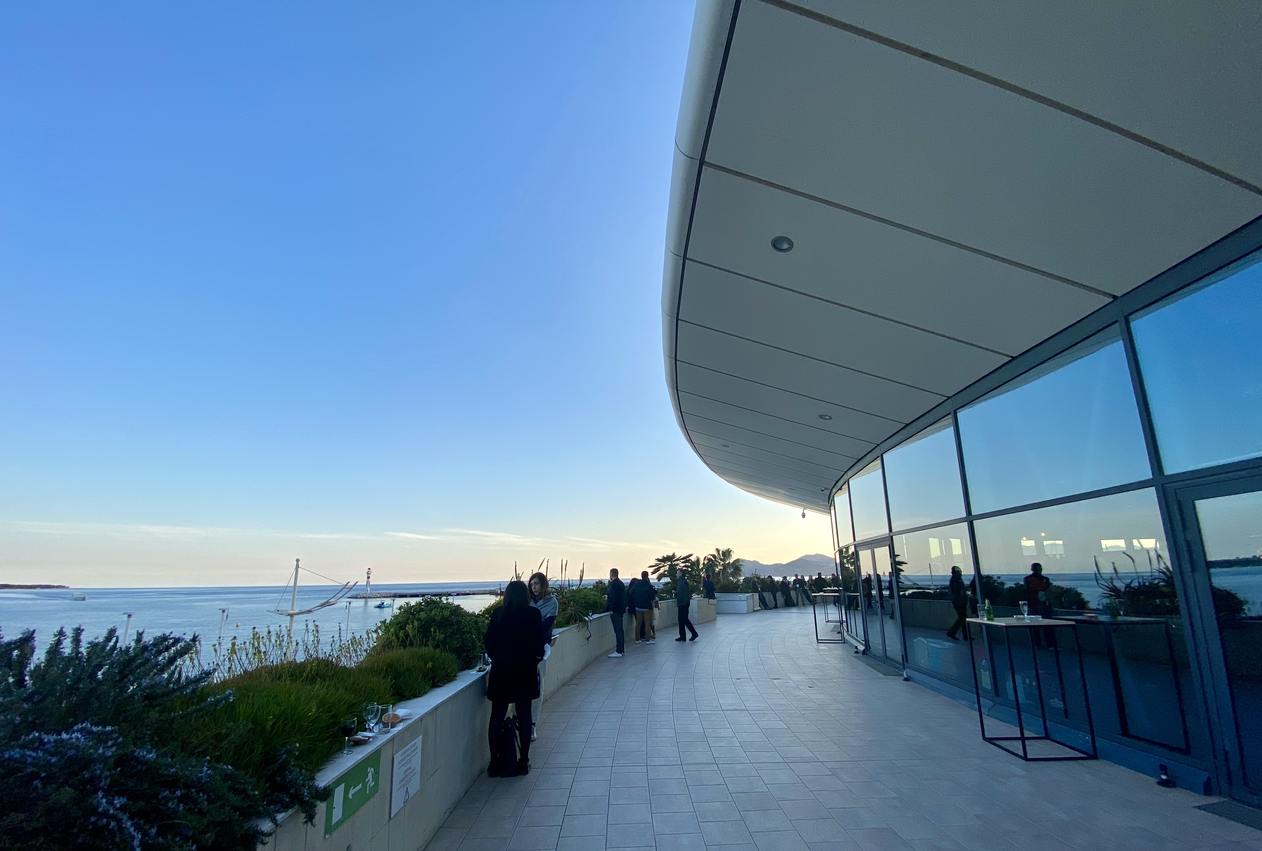 Promenade near Cannes market